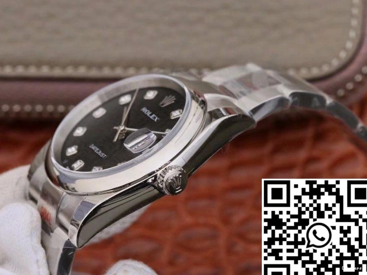 DJ Factory Black 116200 36mm Rolex Datejust Dial 0726
